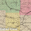 Historic Map : 1887 Atchison County, Kansas. - Vintage Wall Art