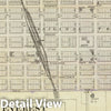 Historic Map : 1887 Hiawatha, Everest, Morrill, Baker and Padonia, Kansas. - Vintage Wall Art
