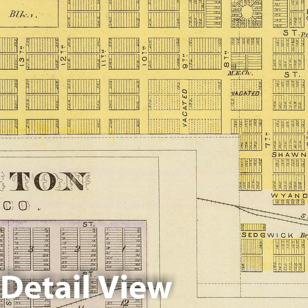 Historic Map : 1887 Elk Falls, Longton, Oak-Valley. - Vintage Wall Art
