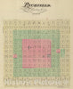 Historic Map : 1887 Richfield, Morton Co, Kansas. - Vintage Wall Art