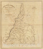 Historic Map : 1825 Lancaster District, South Carolina. - Vintage Wall Art