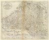 Historic Map : 1796 Austrian French and Dutch Netherlands. - Vintage Wall Art