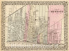 Historic Map : 1880 Detroit. - Vintage Wall Art