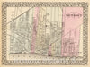 Historic Map : 1880 Detroit. - Vintage Wall Art