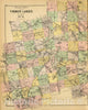 Historic Map : 1894 Timber lands 6. - Vintage Wall Art