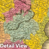 Historic Map : 1845 Spain, Portugal. - Vintage Wall Art