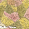 Historic Map : 1845 New Map Of South Carolina. - Vintage Wall Art