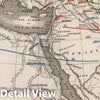 Historic Map : School Atlas - 1839 Middle East. - Vintage Wall Art