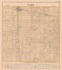 Historic Map : 1874 Cass Township, Laporte County, Indiana. - Vintage Wall Art