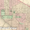 Historic Map : 1886 Washington (D.C.) and Georgetown. - Vintage Wall Art
