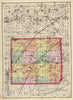 Historic Wall Map : 1873 (Map of Cass County, Michigan) - Vintage Wall Art