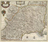 Historic Map : Languedoc , France 1682 Languedoc. , Vintage Wall Art