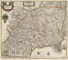Historic Map : Languedoc , France 1682 Languedoc. , Vintage Wall Art