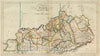 Historic Map : 1814 Kentucky. - Vintage Wall Art