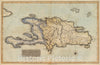 Historic Map : 1823 Hayti or Saint Domingo. - Vintage Wall Art