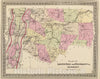 Historic Map : 1876 Plan of Grand Isle and Franklin cos, Vermont. - Vintage Wall Art