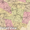 Historic Map : 1876 Plan of Grand Isle and Franklin cos, Vermont. - Vintage Wall Art