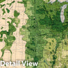 Historic Map : Statistical Atlas - 1903 159. Oats/acre. - Vintage Wall Art