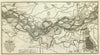 Historic Map : 1824 Map of the Course fo the Rhine, in the Environs of Strasbourg. - Vintage Wall Art