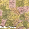 Historic Map : 1845 New Map Of Pennsylvania. - Vintage Wall Art