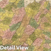 Historic Map : 1845 New Map Of Virginia. - Vintage Wall Art