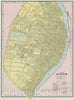 Historic Map : 1889 St. Louis : Vintage Wall Art