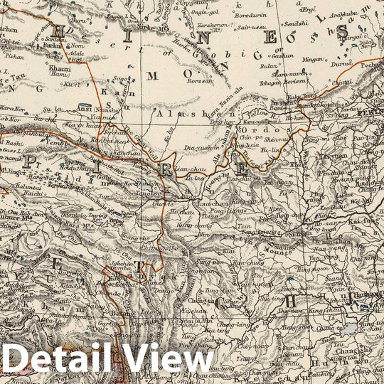 Historic Map : 1906 China. - Vintage Wall Art