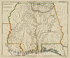 Historic Map : 1814 Mississippi Territory : Vintage Wall Art