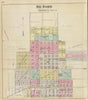 Historic Map : 1887 St. John, Kansas. - Vintage Wall Art