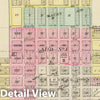 Historic Map : 1887 St. John, Kansas. - Vintage Wall Art