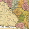 Historic Map : 1845 Maryland. - Vintage Wall Art