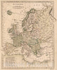 Historic Map : 1802 Europe. - Vintage Wall Art