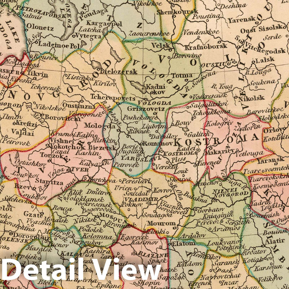 Historic Map : 1799 Russia in Europe. v2 - Vintage Wall Art