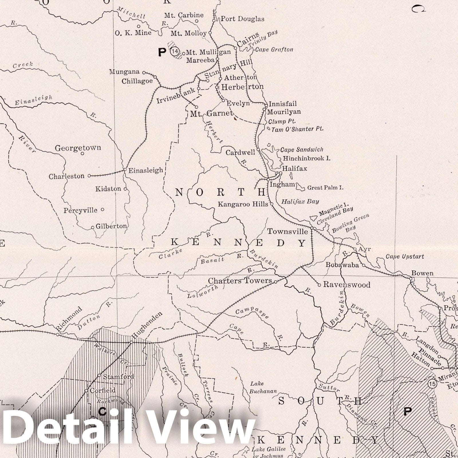 Historic Map : Geologic Atlas - 1913 Queensland, Australia. Coal Resources of the World. - Vintage Wall Art