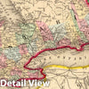 Historic Map : 1870 Ontario. - Vintage Wall Art
