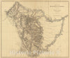 Historic Map : Exploration Book - 1879 Map of the Black Hills of Dakota. - Vintage Wall Art