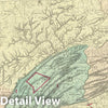 Historic Map : 1872 Penn. flora. - Vintage Wall Art