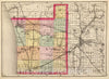 Historic Map : 1873 (Map of Ottawa County, Michigan) - Vintage Wall Art