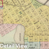 Historic Map : 1874 Map of the City of St. Cloud, Minnesota. - Vintage Wall Art