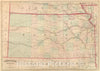 Historic Map : Commercial Reference Book - 1875 Kansas. - Vintage Wall Art