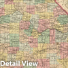 Historic Map : National Atlas - 1857 Missouri. - Vintage Wall Art