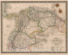 Historic Map : 1864 Colombia, British Guyana, Including the States of New Granada, Venezuela & Ecuador - Vintage Wall Art