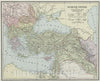 Historic Map : 1889 Turkish Empire. - Vintage Wall Art