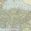 Historic Map : 1889 Turkish Empire. - Vintage Wall Art