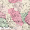 Historic Map : 1865 Argentina Republic, Chile, Uruguay & Paraguay. - Vintage Wall Art