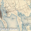 Historic Map : 1890 41. New Bedford sheet. - Vintage Wall Art