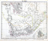 Historic Map : Lesotho; South Africa , Cape Town (South Africa), Africa, Southern 1855 Sud-Africa. , Vintage Wall Art
