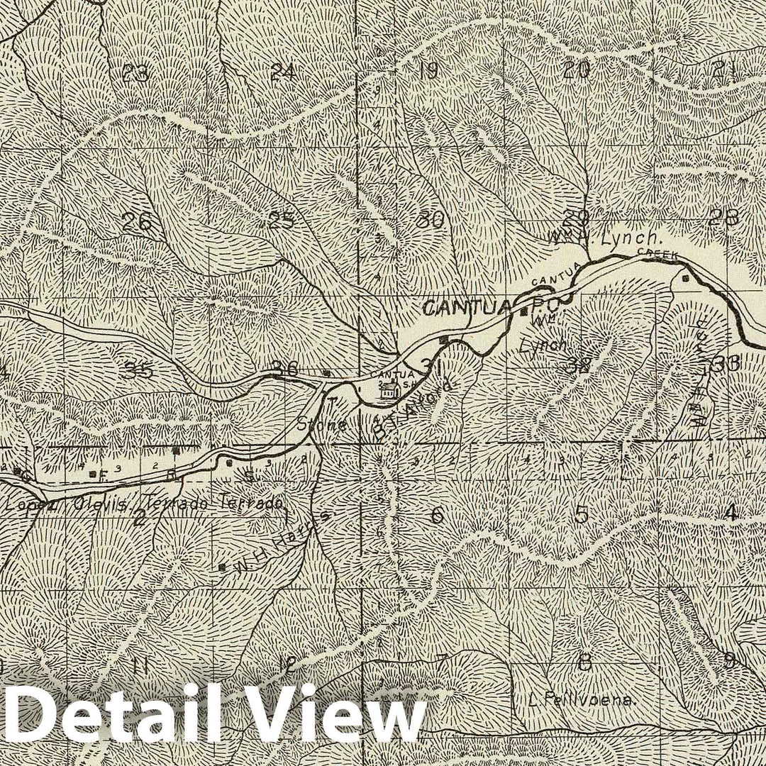 Historic Map : 1891 R.13-14E T.17-18S. - Vintage Wall Art