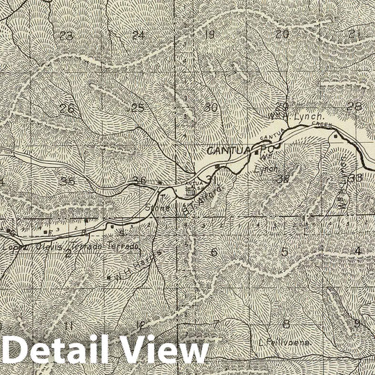 Historic Map : 1891 R.13-14E T.17-18S. - Vintage Wall Art
