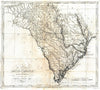 Historic Map : National Atlas - 1795 State of South Carolina. - Vintage Wall Art